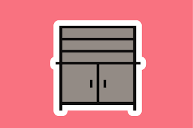 کتابخانه،ویترین ،بوفه چوب روس